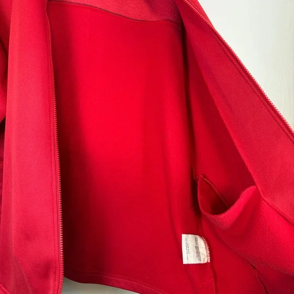 VTG Majestic St Louis Cardinals MLB Authentic Collection Track Jacket Red‎ L